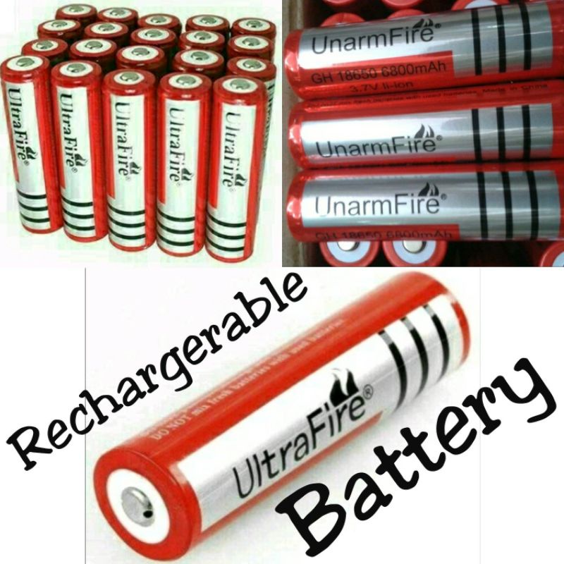 Baterai Rechargeable 18650 Baterai Cas 18650 Ultrafire Baterei Swat Vapor Vape