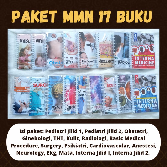 Buku Kedokteran 17 Buku - Paket Lengkap Mmn