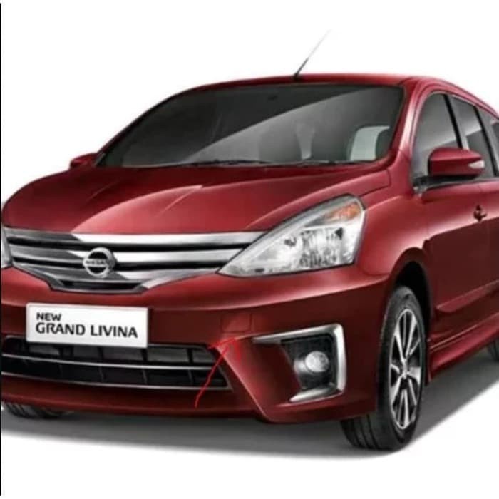 Tutup Derek Cover Towing Bumper Depan Grand Livina L11 Autech Genuine