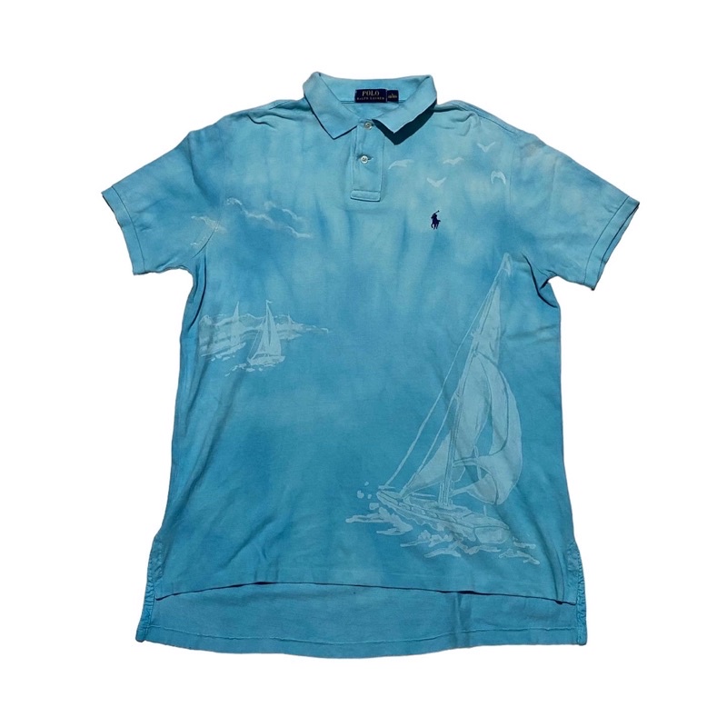 Polo ralph lauren hawaiian sailing print polo shirt