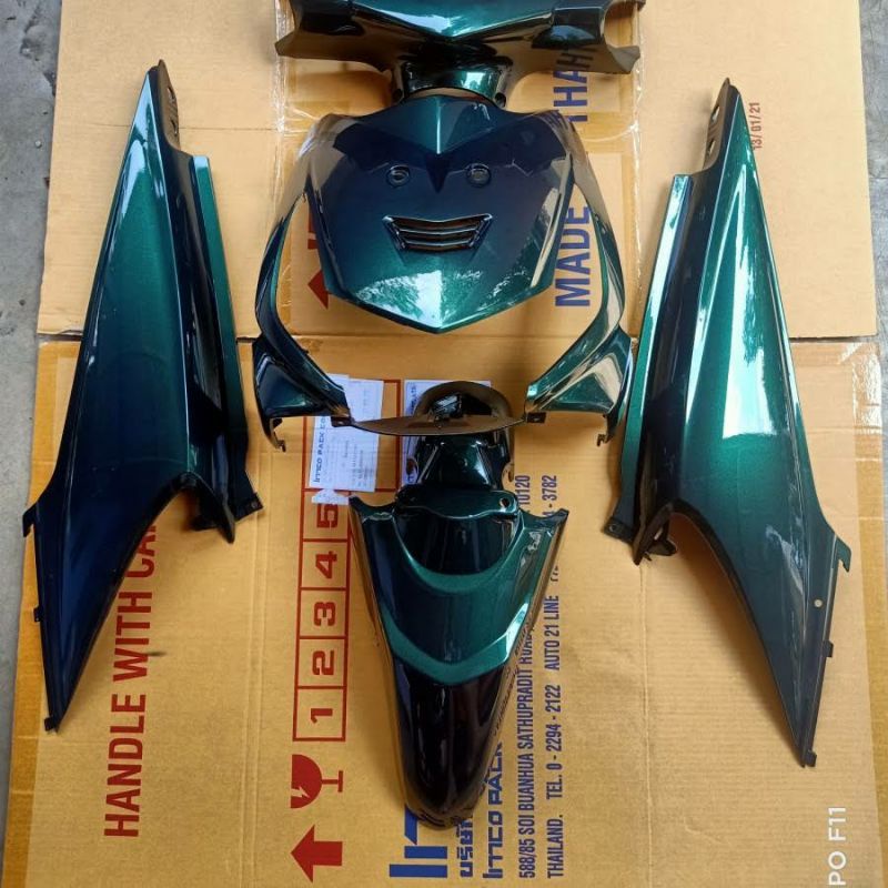 full body halus beat karbu hijau botol