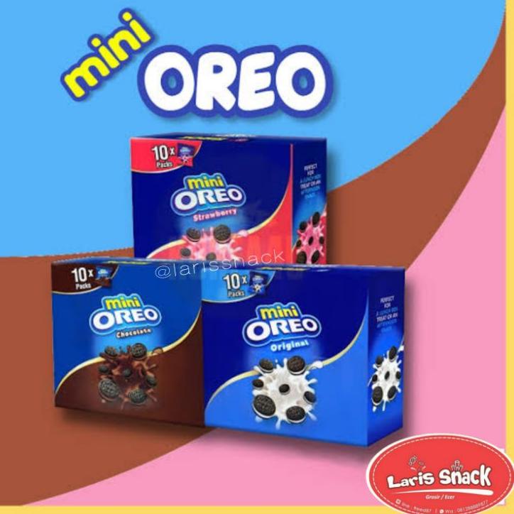 

Promo besar--Mini Oreo Biskuit All Variant 20.4gr