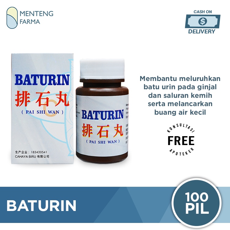 Baturin (Pai Shi Wan) - Obat Peluruh Batu Ginjal