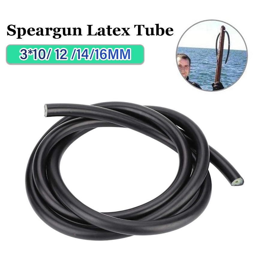 1Meter Karet Speargun Rubber Spearfishing Panah Ikan 10/12/14/16mm Karet Panah Ikan Speargun