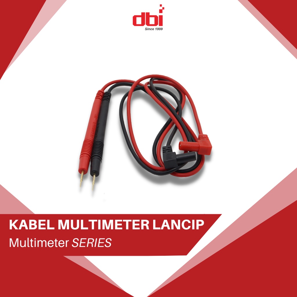 Kabel Multimeter Multitester Jarum Lancip