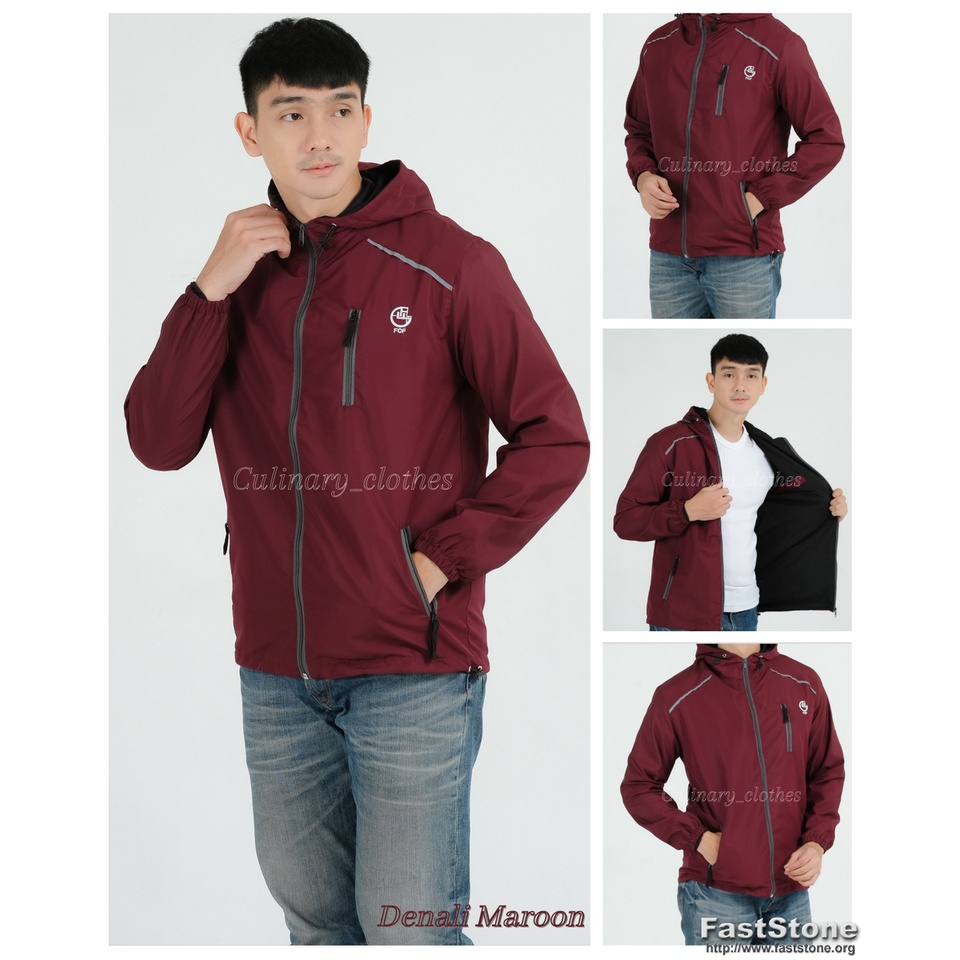 Jaket pria wanita  IKC 002 Bandung keren grosir pakaian pria jaket parasut WATERPROOF ORIGINAL FCF