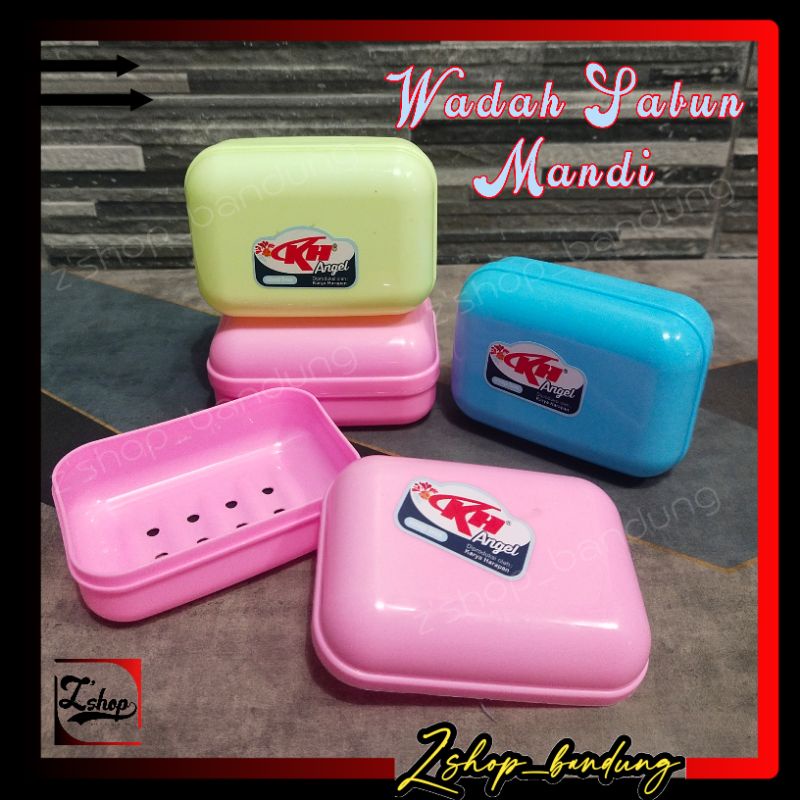 Jual wadah sabun mandi tutup//tempat sabun mandi//cepuk sabun mandi
