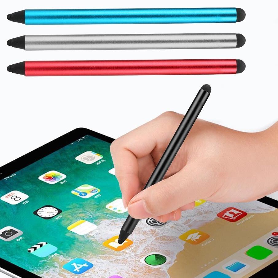 [qvg] - Stylus Pen 2 in 1 Universal Ballpoint Pulpen Stylush For Hp Android Tablet Touchscreen Drawi
