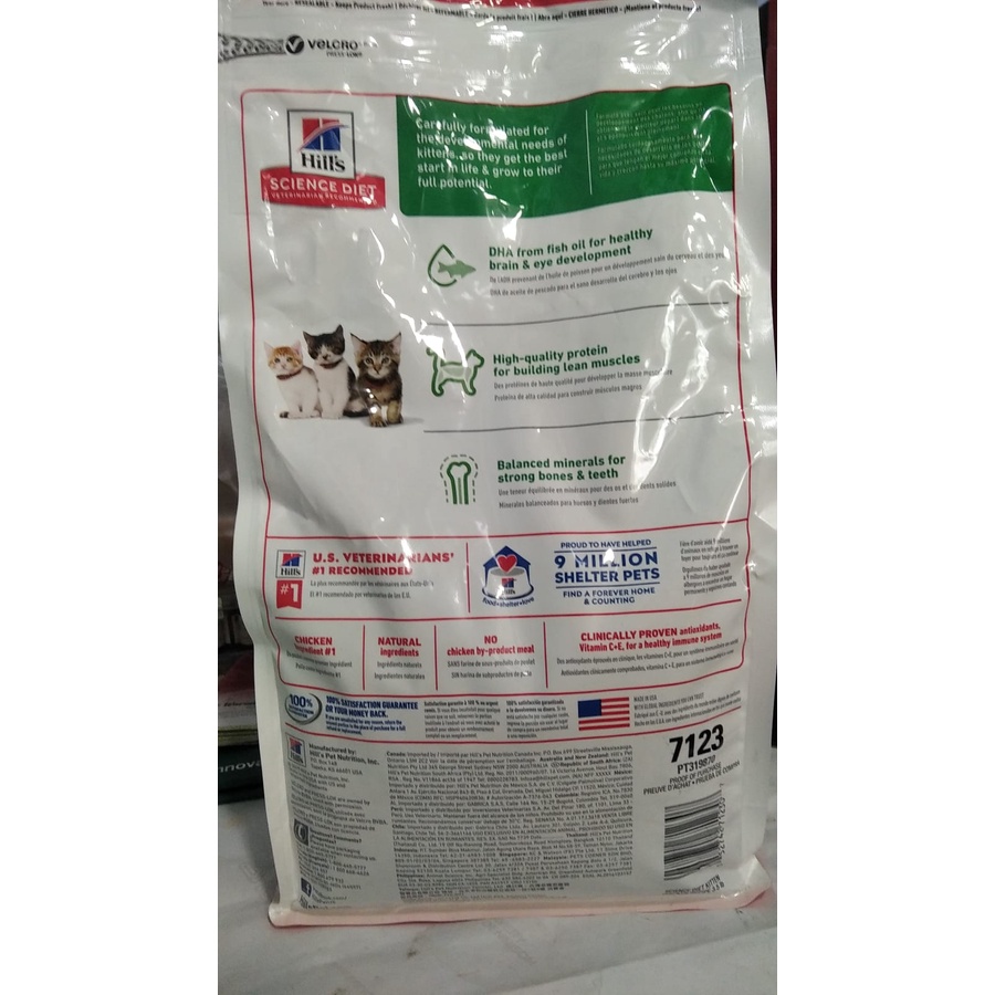 SCIENCE DIET CAT KITTTEN MAKANAN KERING KUCING 1.58kg