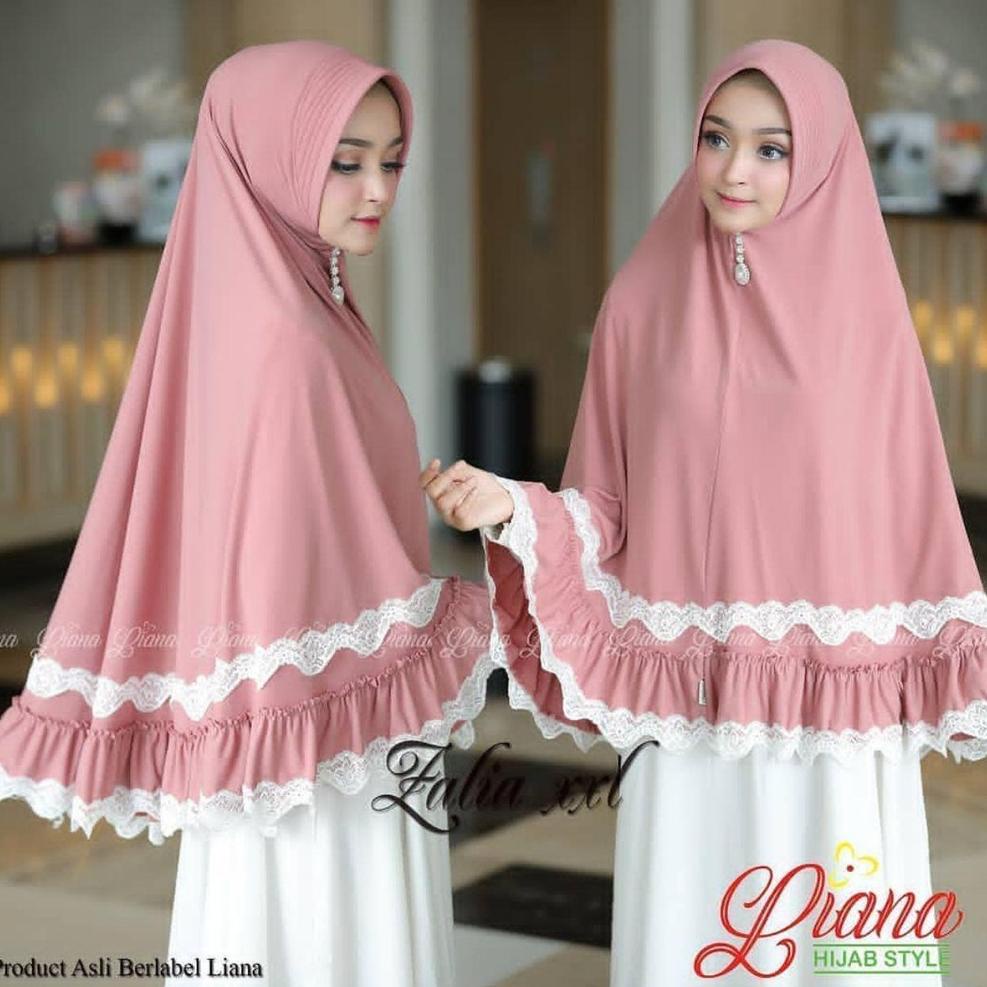 JILBAB SYARI ZALIA XL BAHAN JERSEY HYGET –MAN.18Oc22q