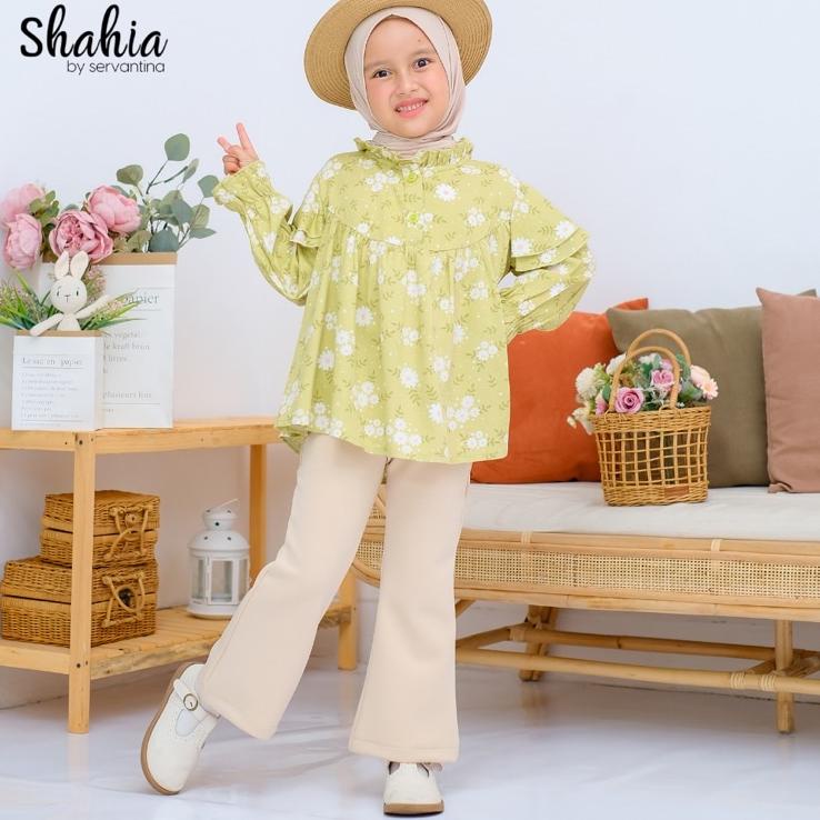Terpercaya SHAHIA - Zela Oneset Setelan Celana Anak