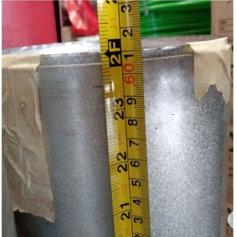 Seng Plat Talang Galvalum Anti Karat 60cm Meteran Ready Bandung