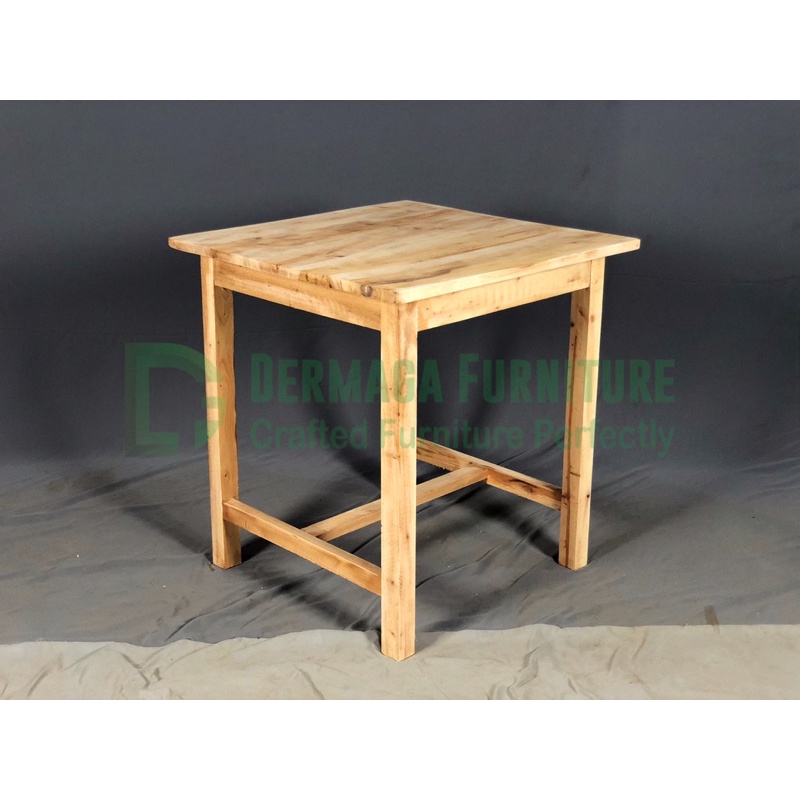 MEJA MAKAN PERSEGI KAYU MAHONI MEJA MAKAN MEJA CAFE MEJA MINIMALIS