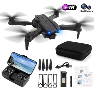 RC Drone E99 K3 Pro 4K Dual Kamera Avoid Obstacles WIFI FPV Fotografi Udara Helikopter Foldable Quadcopter Drone