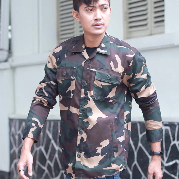 Jaket Parka Army Pria