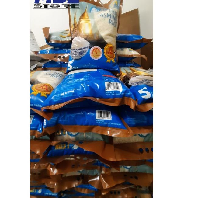 

10.10 Promo Brand Beras Leon Thailand Jasmine Rice Beras Thailand 5 Kg 