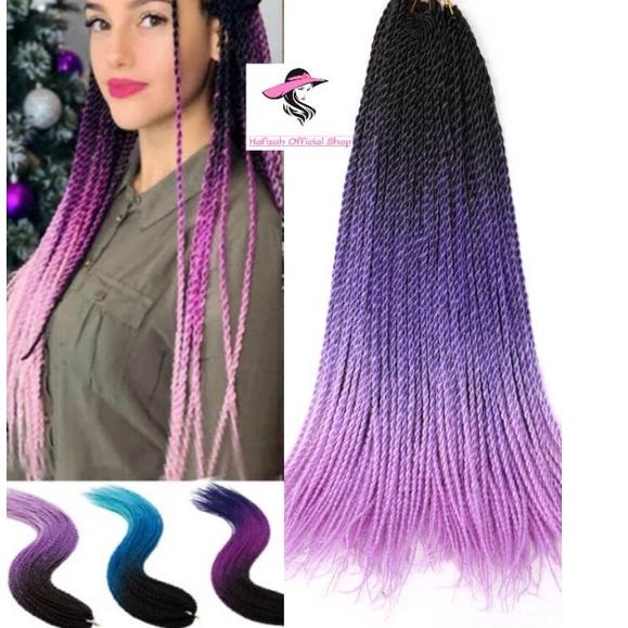 NEW745SJF Rambut Sambung Afrika Kepang Mix 2 Warna / Rambut Palsu Asli top