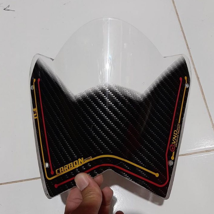 visor fu barong visor fu variasi carbon wineshield fu old barong VND visor fu