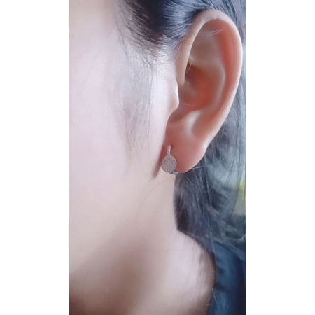 ANTING JEPIT DI*R MP FULL BUNDAR /ANTING PERAK ASLI SILVER 925 LAPIS EMAS/ ANTING FASHION WANITA TERBARU