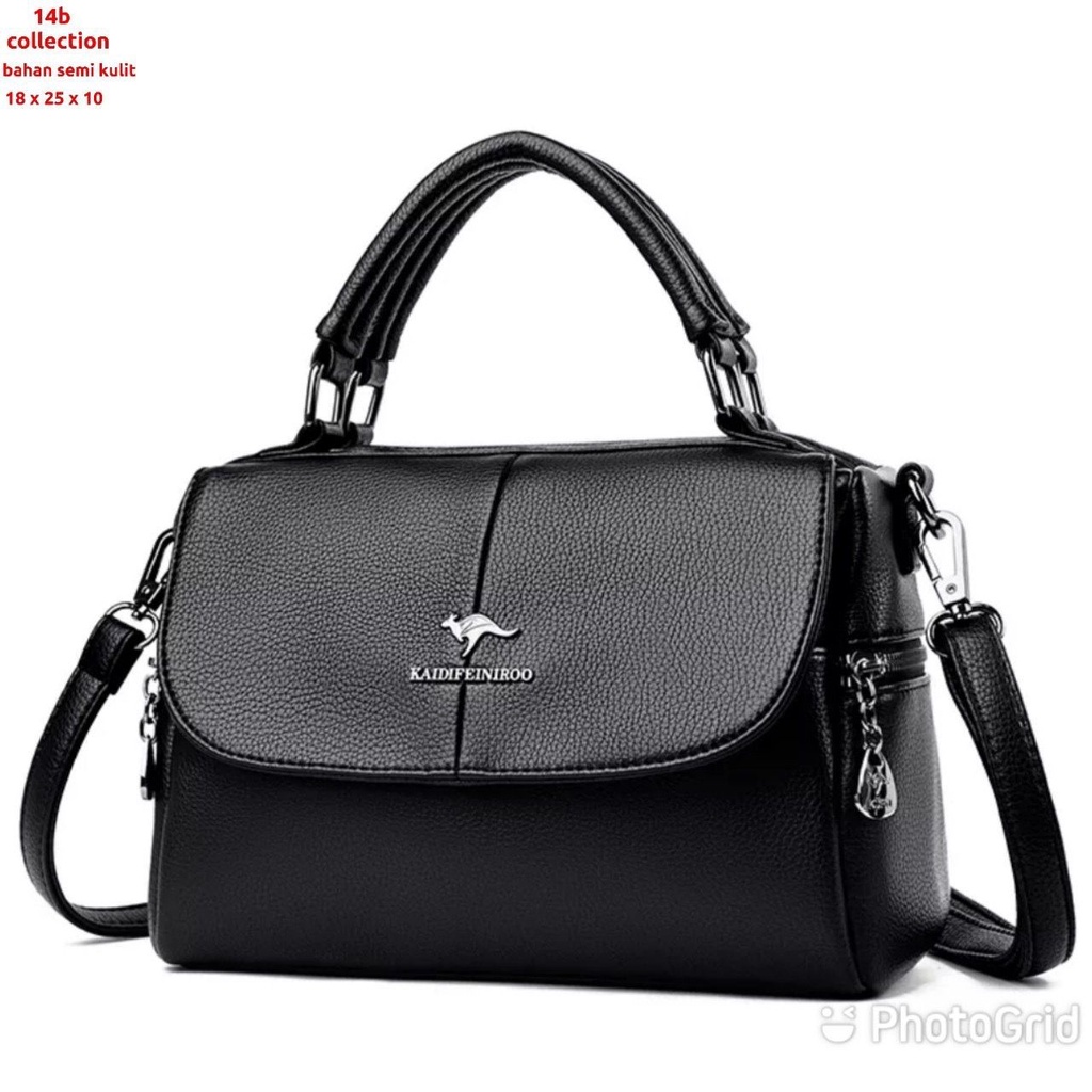 Tas Selempang Fashion Hand Bag SPIDY TABUNG TUTUP KANGURU / Tas Selempang Bentuk Koper murah Terbaru Best Seller