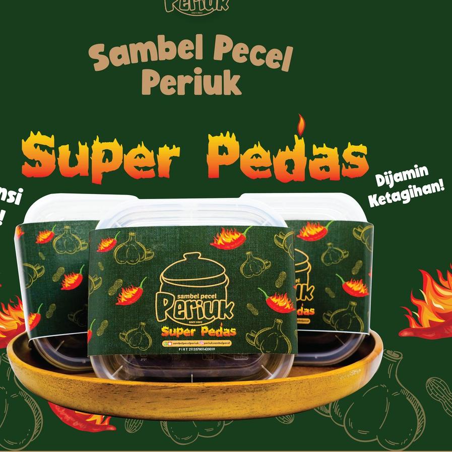 

10.10 ✨SALE✨ SAMBEL BUMBU PECEL PERIUK SUPER PEDAS 500gram !!!