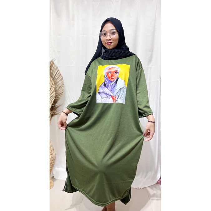 TUNIK OVERSIZE HIJAB SOLEHA / LONG TUNIK JUMBO ORIGINAL PREMIUM / TUNIK JUMBO XXXL