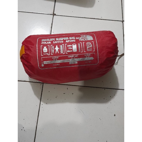 sleeping bag UL + bantal - sb ultralight polar lotto Grade Ori