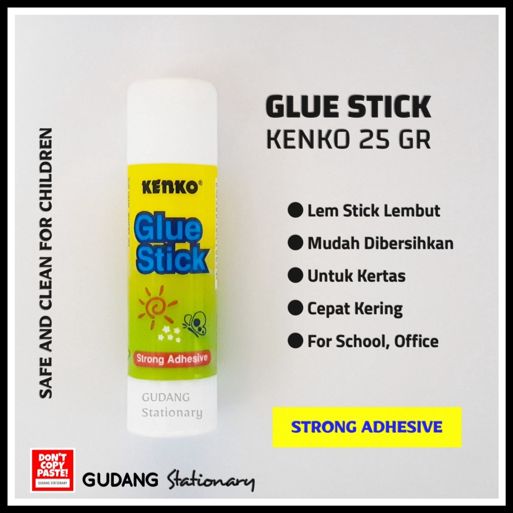 Lem Glue Stick 25 Gram KENKO [ 1 piece ]