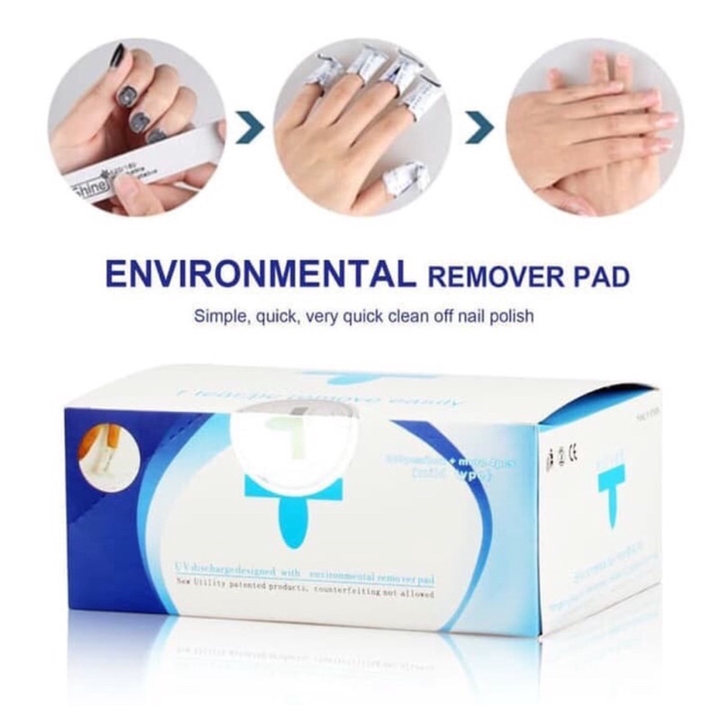 INSTAN WRAP REMOVER NAIL GEL POLISH REMOVER / penghapus kutek gel