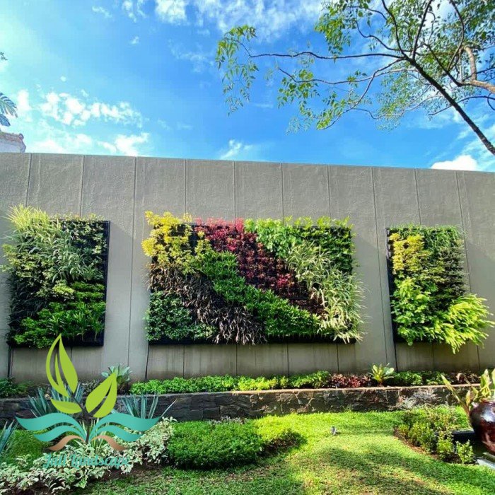 Vertikal garden indoor - taman vertikal garden
