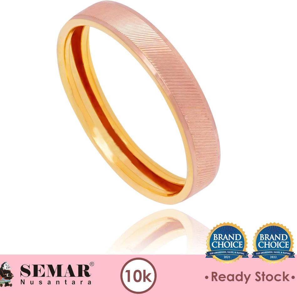 Menarik Cincin Emas Arsir Polos Gold 10K Cincin Nikah Semar Nusantara