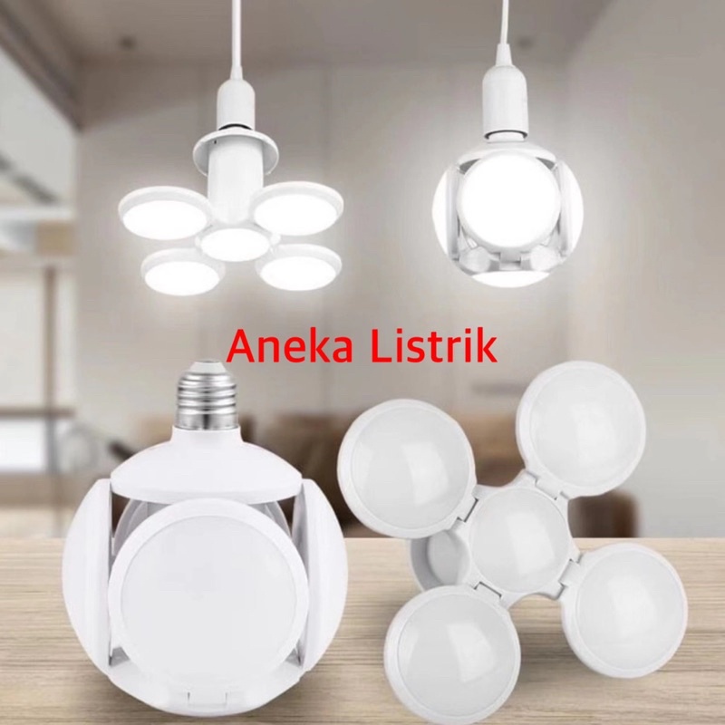 LAMPU LED BOHLAMP LIPAT MODEL BOLA 40 WATT / LAMPU FOOT BALL UFO BOHLAM 40WATT TERBARU Lampu led dig