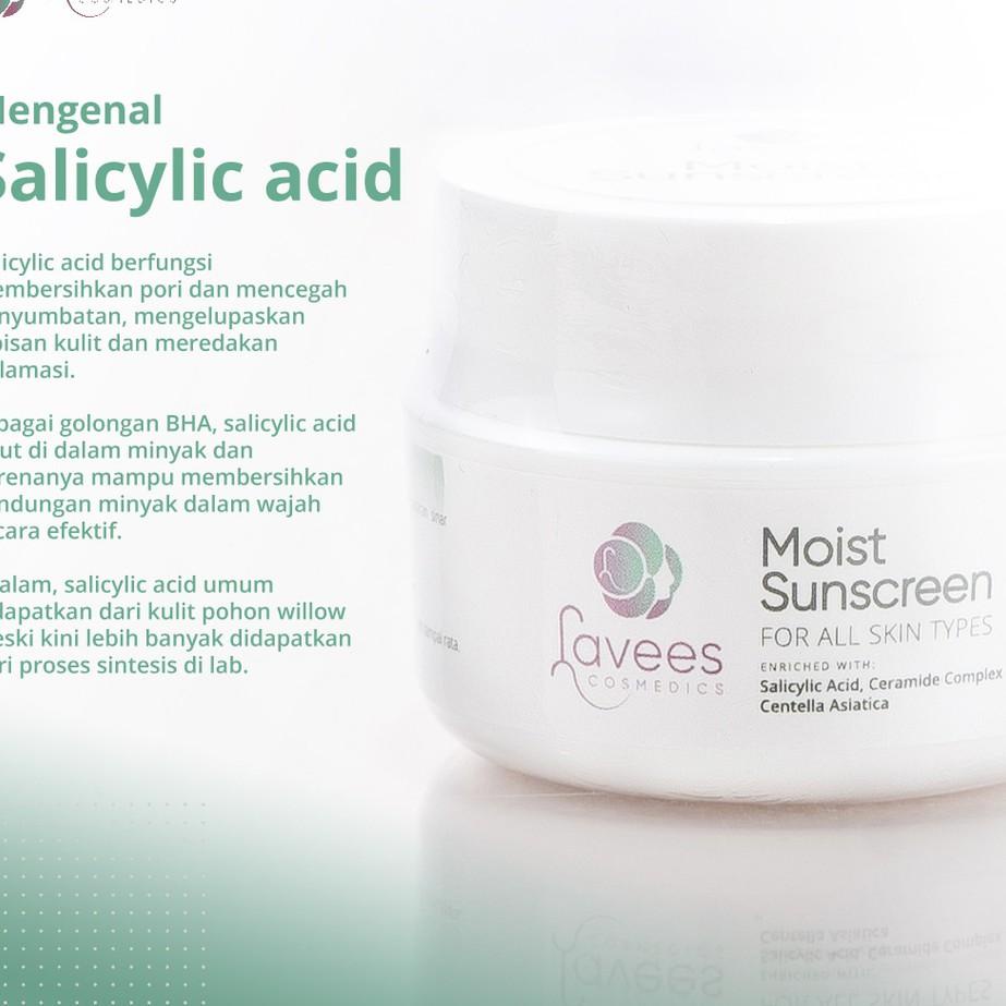 2023 Shopee Lavees Cosmedics - Moist Sunscreen [For All Skin Type] 66☂