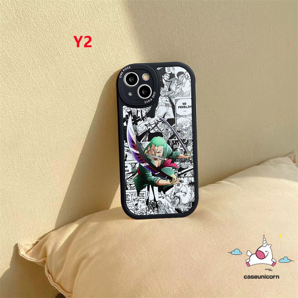 Case Redmi10 12C A1 9T 9 9A 10C 9C 10A K40s Redmi Note10 10s 11 11s 10Pro 8 9 9Pro 9s 11Pro+Mi 12 11 Lite 11T POCO F4 M3 X3 NFC Kartun Anime One Piece Luffy Sauron Sarung Soft Cover