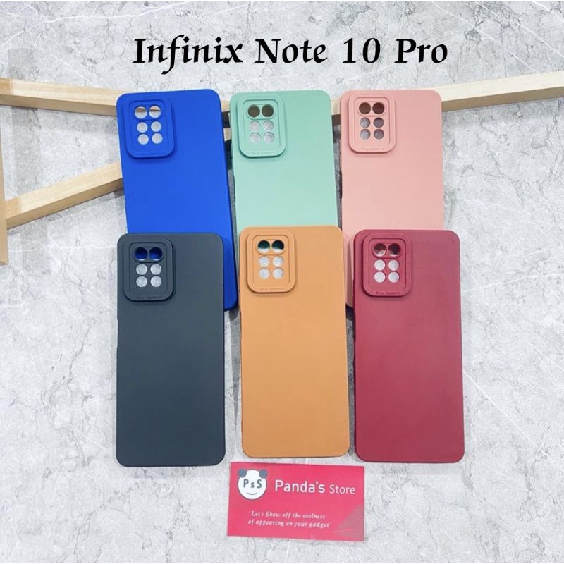 Softcase Pro Camera Infinix Note 10 Pro Candy Case Full Color 3D Silikon TPU