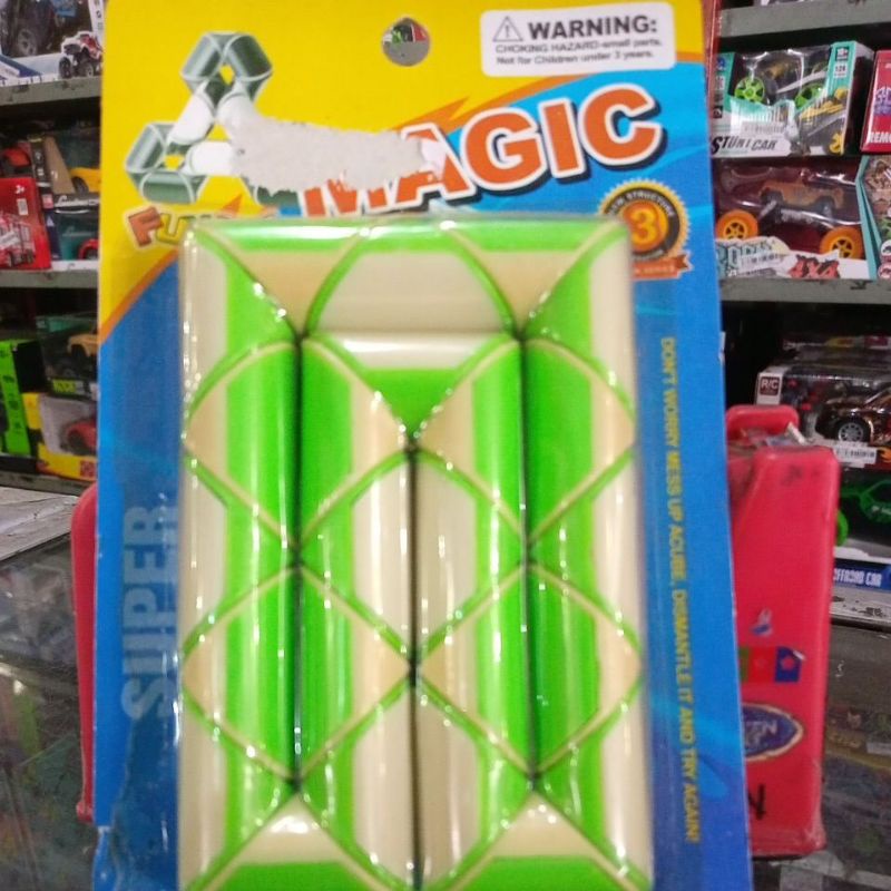 Mainan Anak Puzzle Ular / Rubik Snake