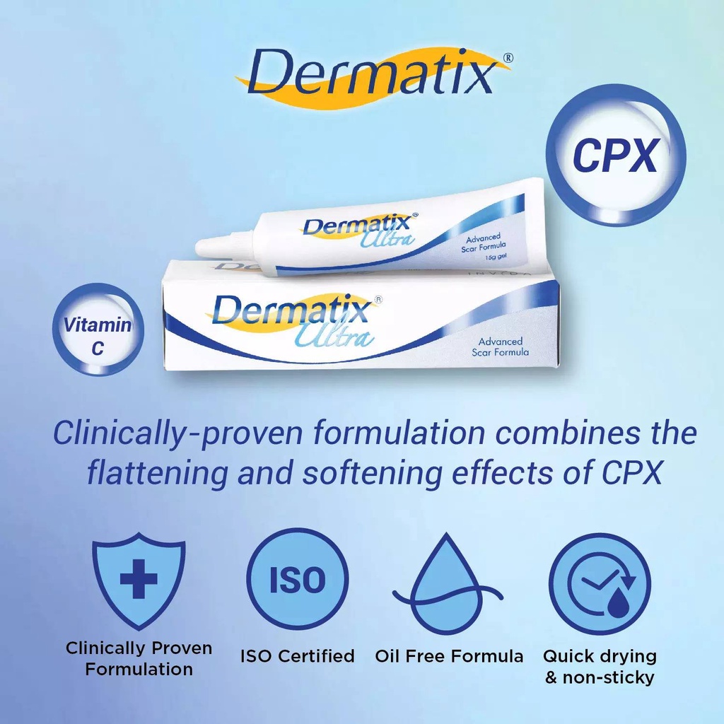 Dermatix Ultra Gel Advanced Scar Formula 15gr Salep Penghilang Bekas Luka/Dermatix Penghilang Bekas Luka/Scar Removal Cream