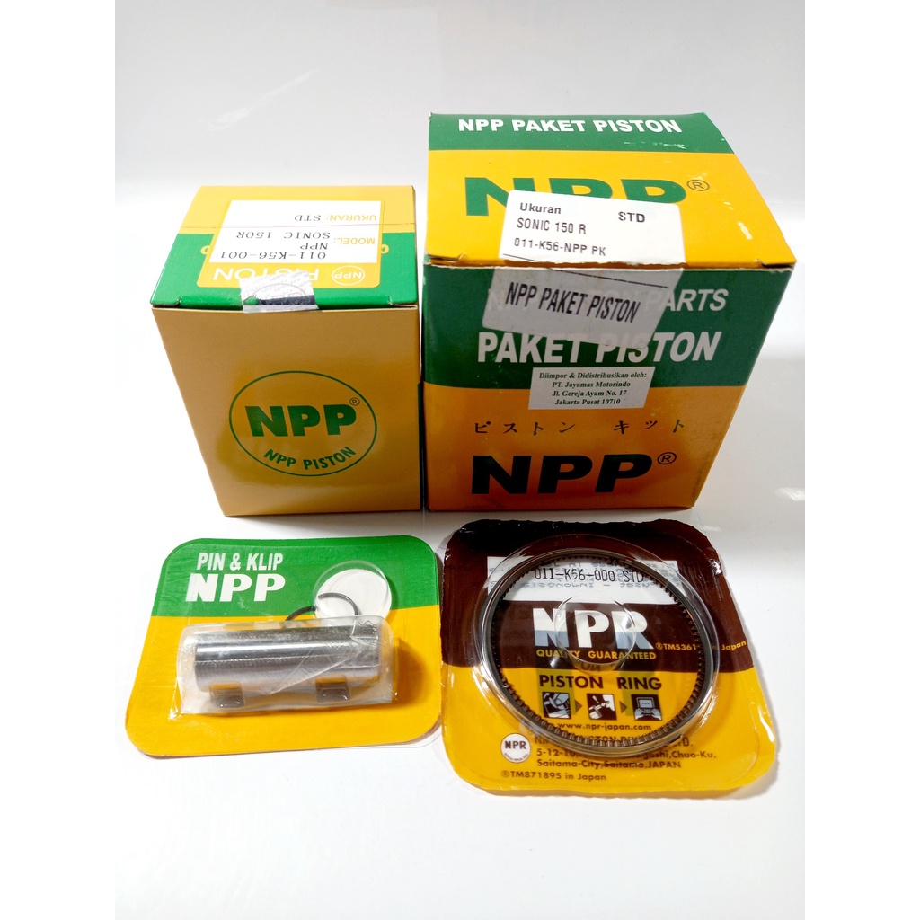 PISTON KIT SONIC R Fi NPP SEHER KIT SONIC 150 R INJECTION NPP