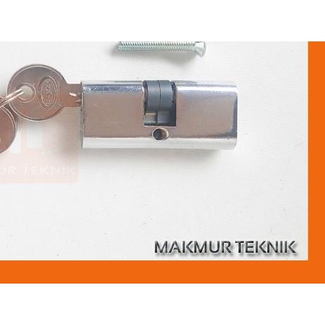 Kunci silinder pintu aluminium - kunci+knob