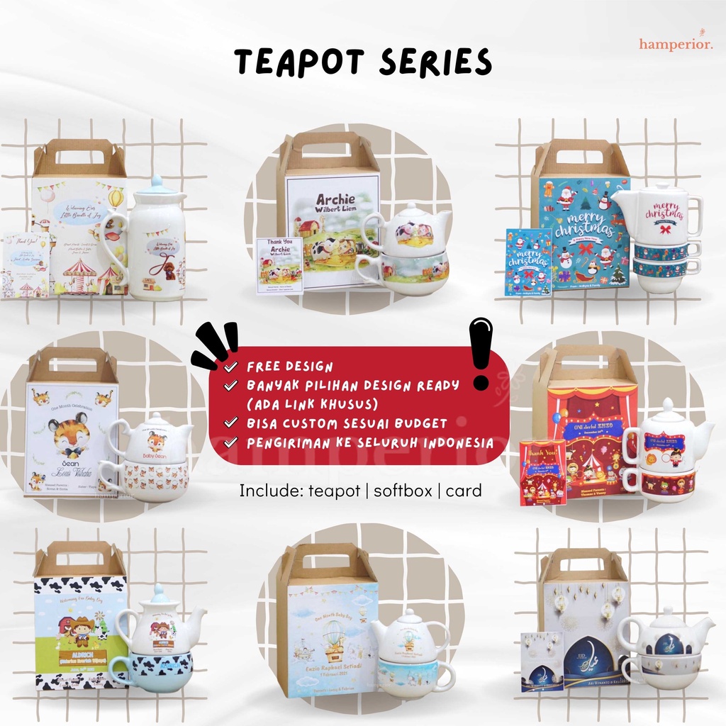 Souvenir Teapot Teko Cantik | Souvenir Jug Pitcher Ulang Tahun Anak | Souvenir Aqiqah | Tasyakuran S