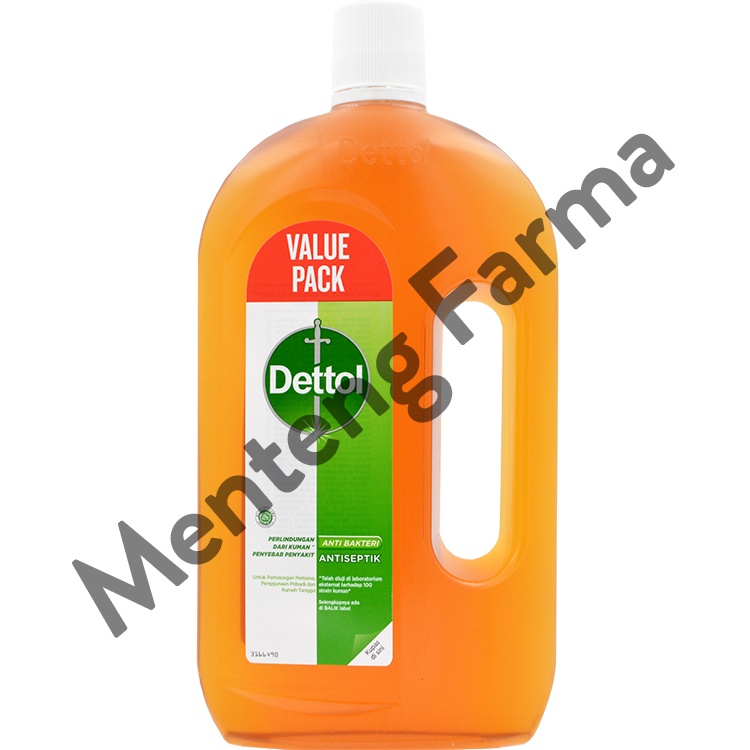 Dettol Antiseptik 1 Liter - Cairan Antiseptik Membasmi Kuman dan Bakteri