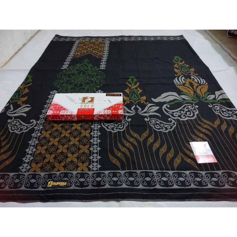 Sarung MANGGA GOLD Kembang Motif BATIK