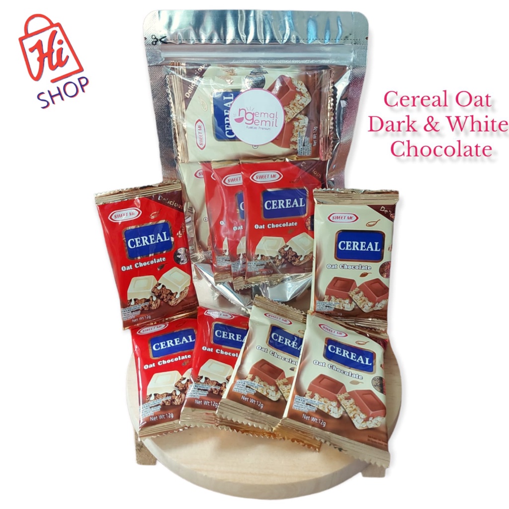 

Cereal Oat With Dark & White Chocolate Mix 2in1 Sereal Toping Coklat Kualitas Premium