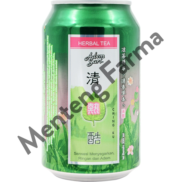 Adem Sari Ching Ku Herbal Tea 320 mL - Minuman Penyegar Panas Dalam Kaleng RTD