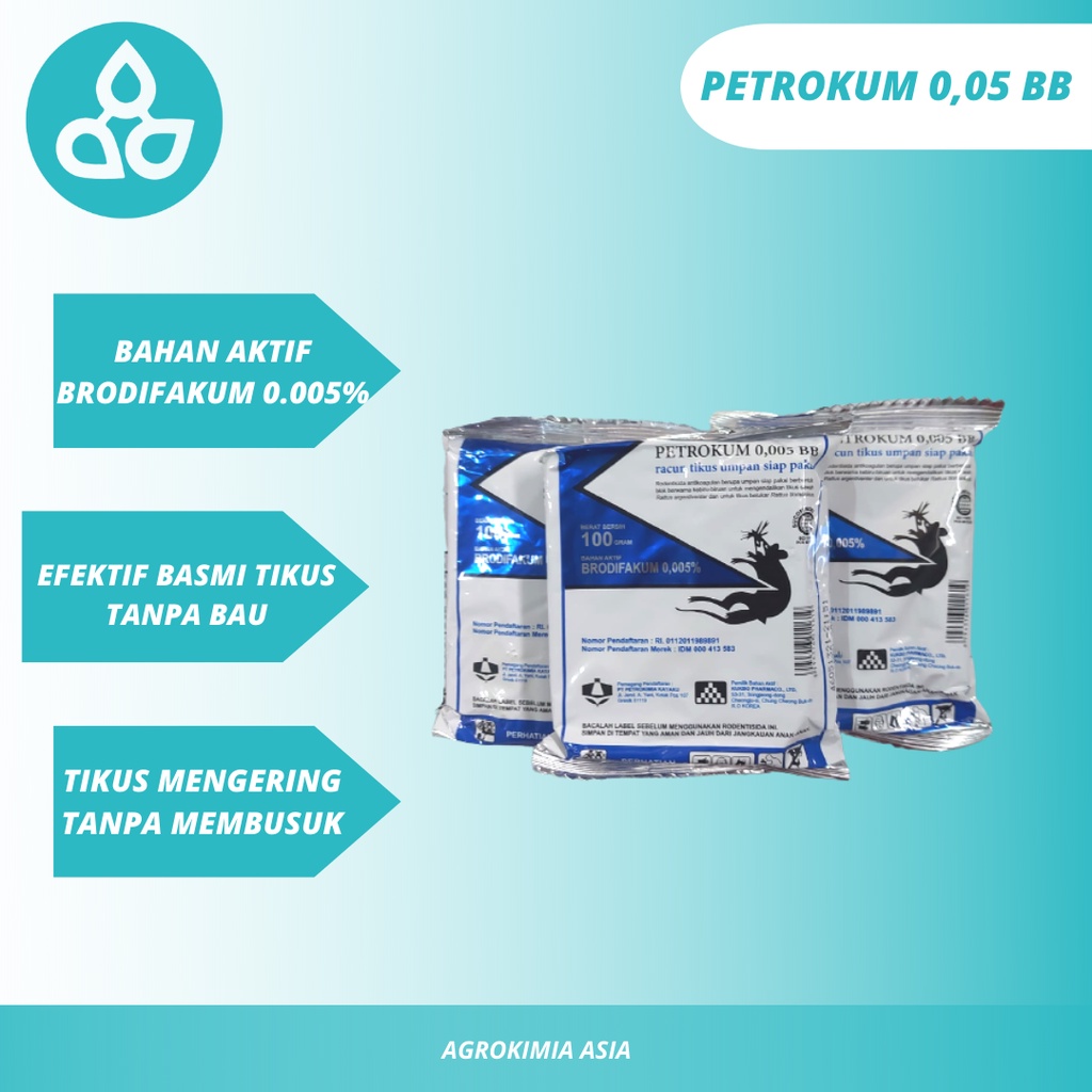 Racun Tikus Petrokum | Tikus Mati Kering &amp; Tidak Bau | 100% ASLI