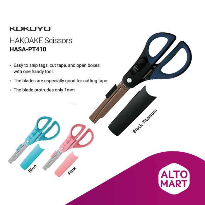 

Eklusif Kokuyo Hakoake 2-Way Non-Stick Scissors Gunting Gilaa!!!