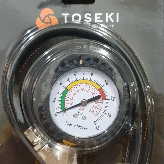 INFLATING GUN ORANGE ALAT ISI UKUR ANGIN BAN KOMPRESOR INFLATOR 3 IN 1