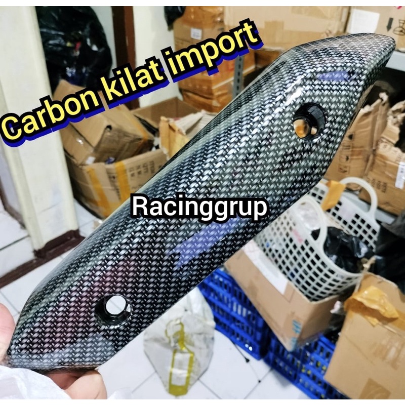 Tutup knalpot beat FI 2012/2014 carbon
