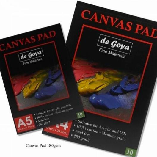 

A3 DE GOYA DEGOYA CANVAS PAD BUKU KAIN KANVAS LUKIS Non COD