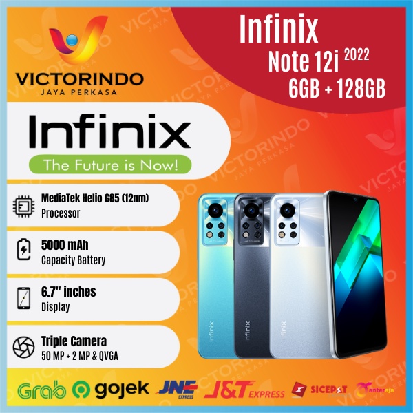 Infinix Note 12i 2022 [X677] Smartphone ( Ram 6GB + Rom 128GB ) Garansi Resmi